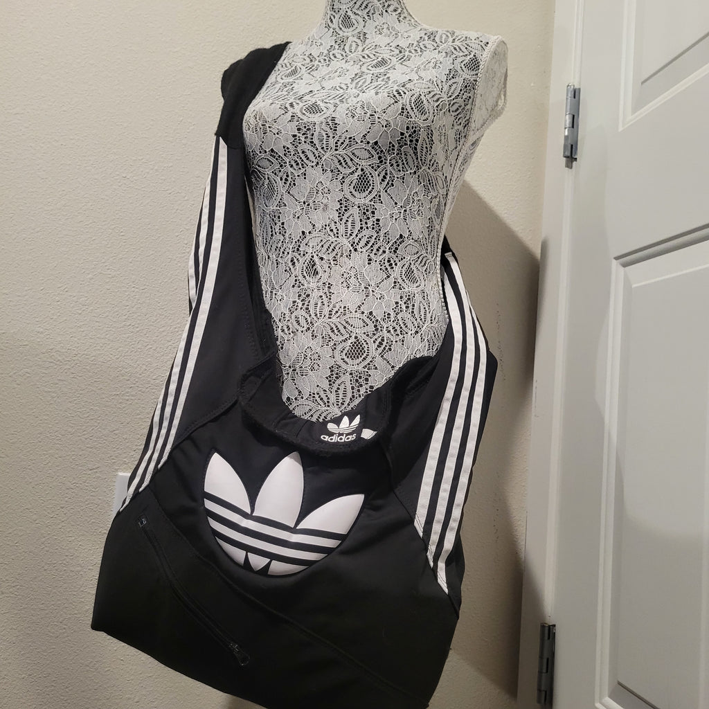 Upcycled addias hobo bag