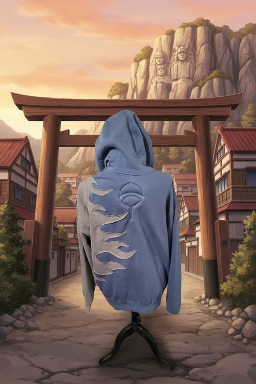 Upcycled Anime hoodie