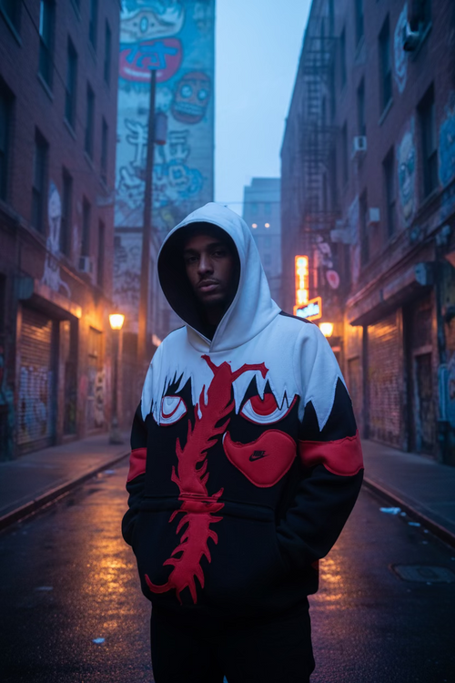 Upcycled Tokyo ghoul hoodie