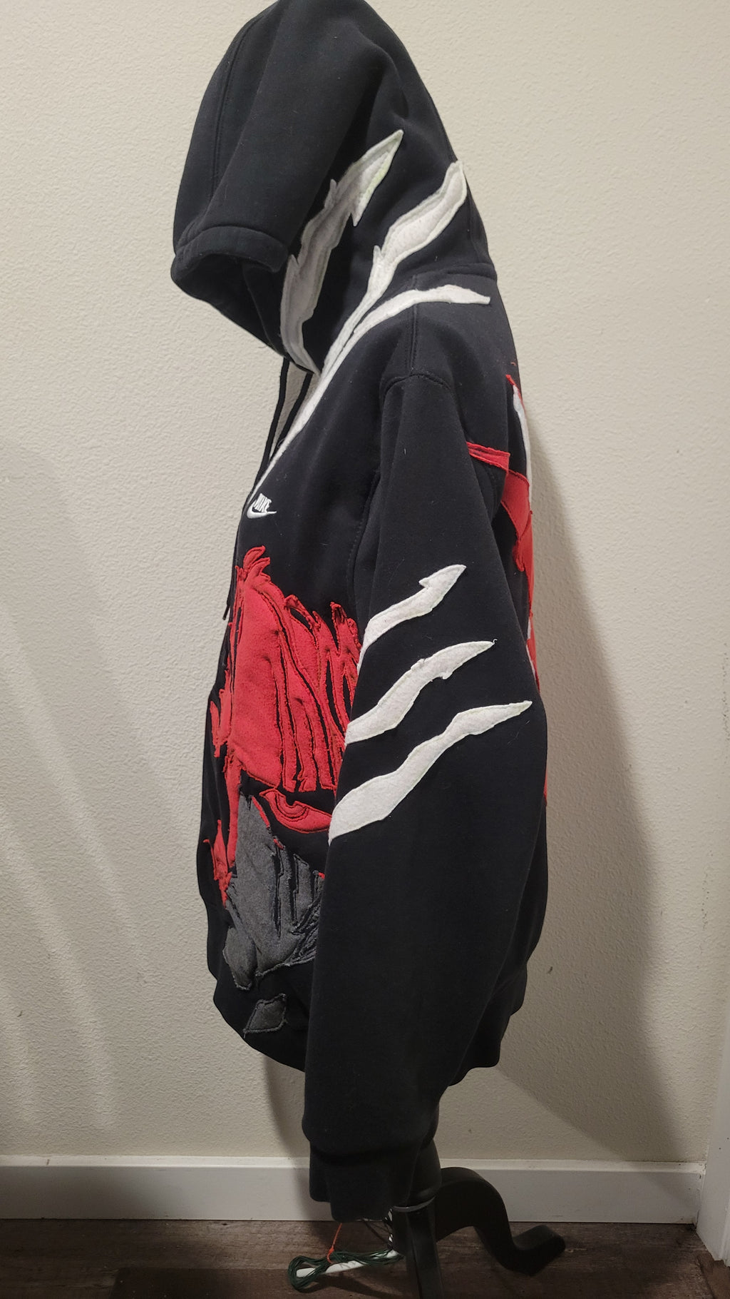 Upcycled pirate anime hoodie