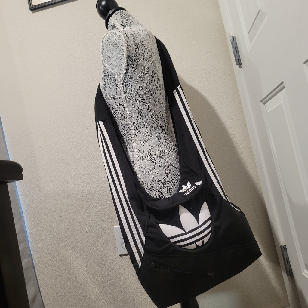 Upcycled addias hobo bag