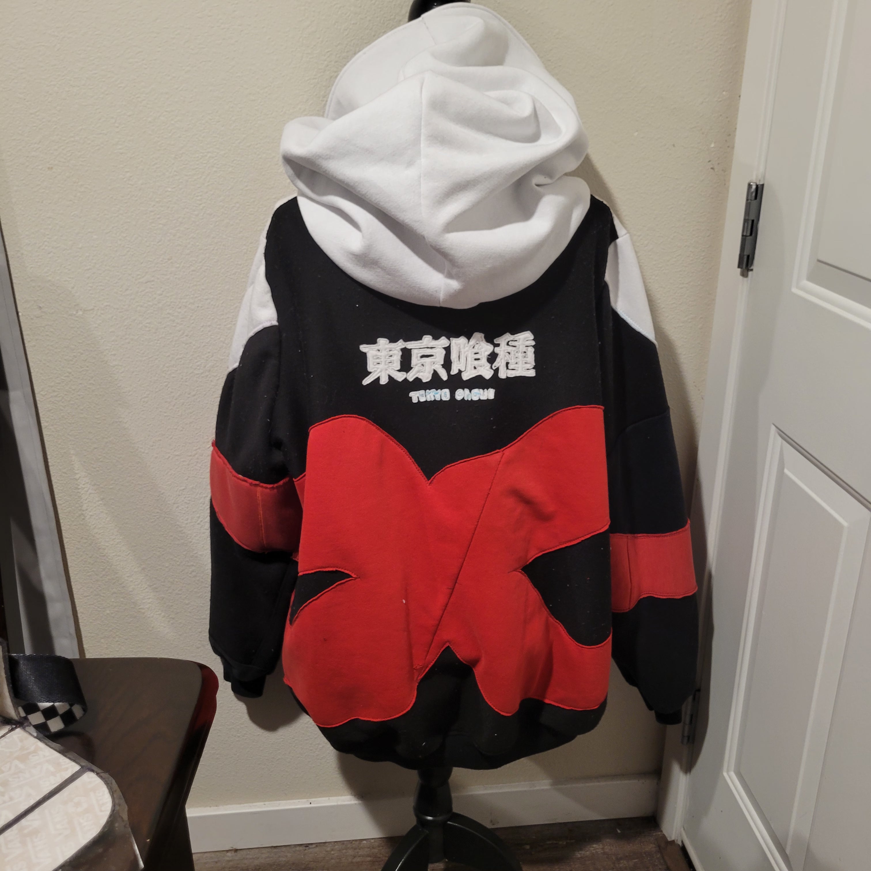 Upcycled Tokyo ghoul hoodie