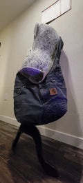 Upcycled hobo bag LOTS of pockets