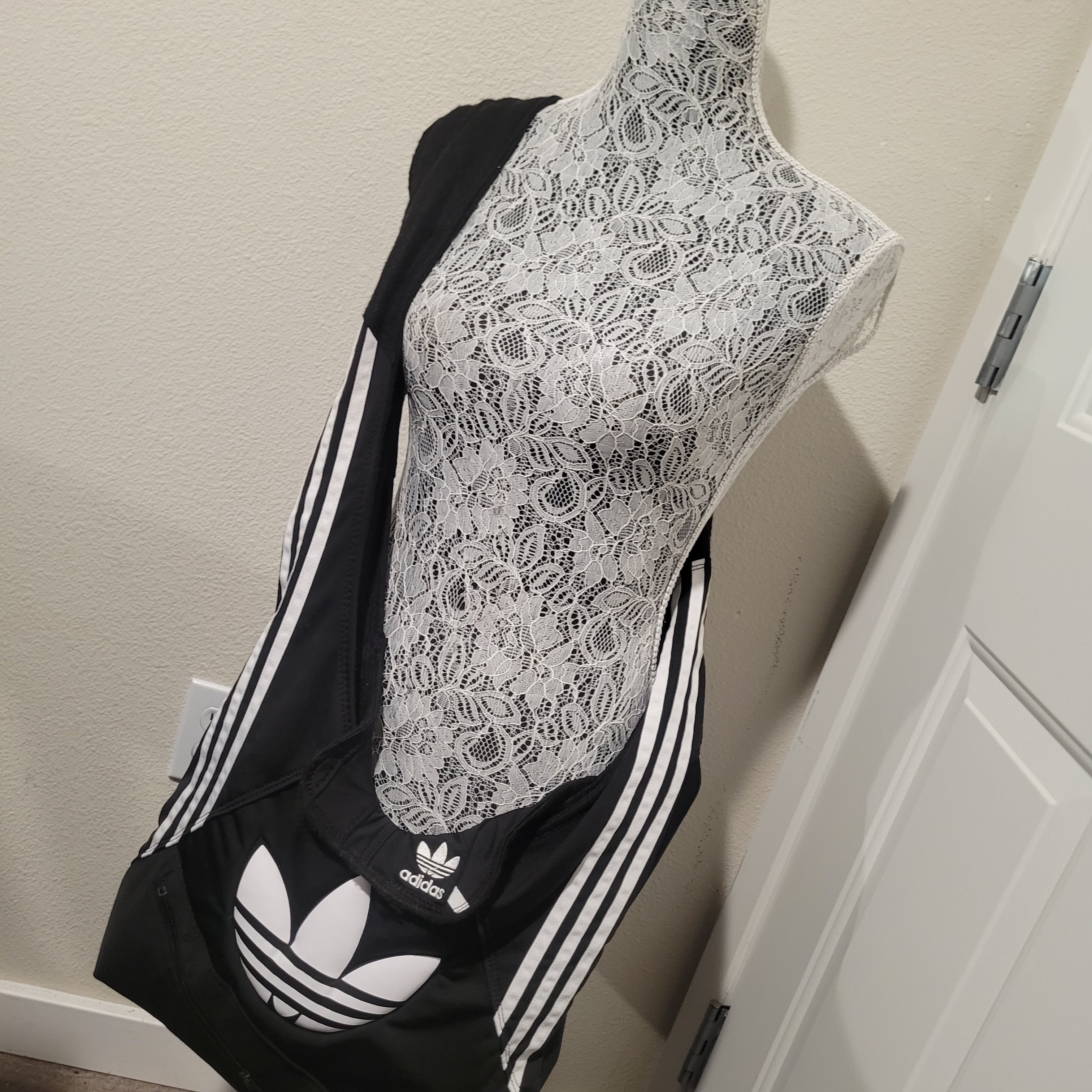 Upcycled addias hobo bag